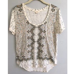 Lucky Brand Allover Print Tee
